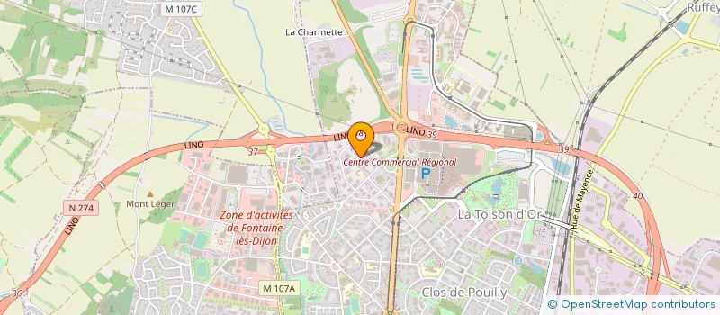 localisation de l'entreprise IMMO NOVAREA à DIJON