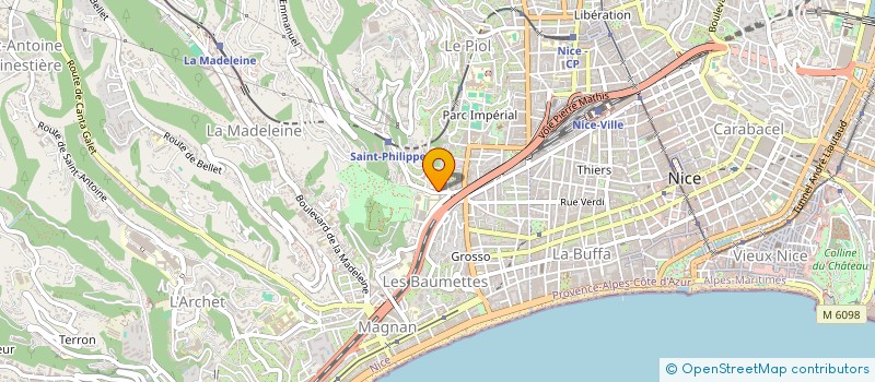localisation de l'entreprise IMMO NP à NICE