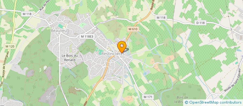 localisation de l'entreprise IMMO OC  RESTINCLIERES