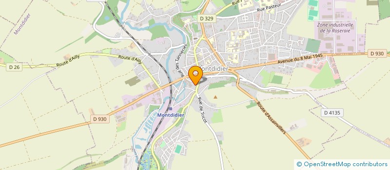localisation de l'entreprise IMMO OFFICE à MONTDIDIER