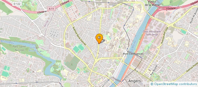 localisation de l'entreprise IMMO ONE  ANGERS