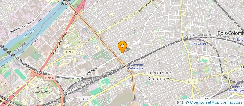 localisation de l'entreprise IMMO ORASAN à COLOMBES