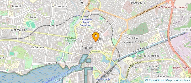 localisation de l'entreprise IMMO ORCHIDEES  LA ROCHELLE