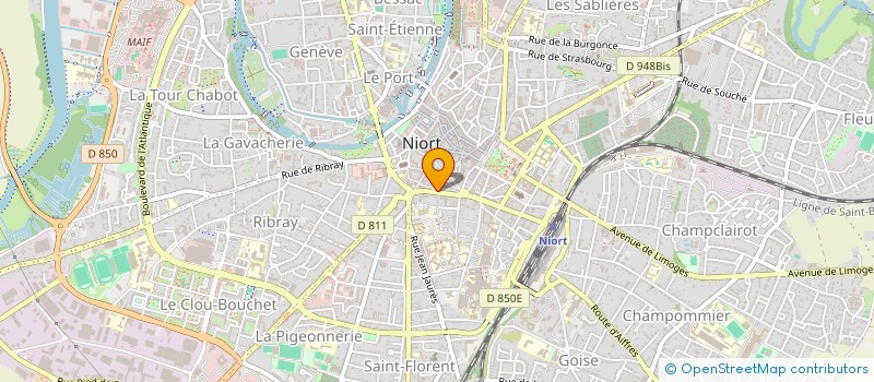 localisation de l'entreprise IMMO OUEST 2  NIORT