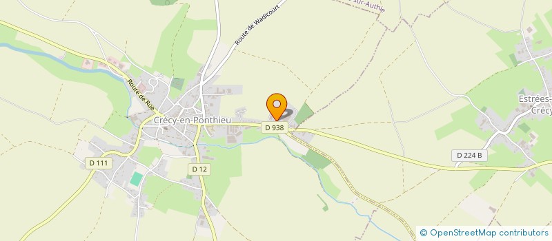 localisation de l'entreprise IMMO OUEST BENNES PLATEAUX à CRECY-EN-PONTHIEU