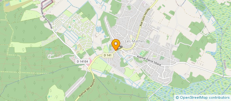 localisation de l'entreprise IMMO OUEST INVESTISSEMENTS  LES MATHES