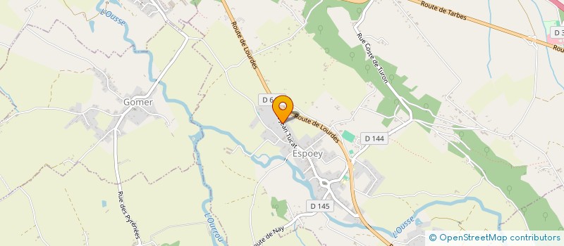 localisation de l'entreprise IMMO OUSSE  ESPOEY