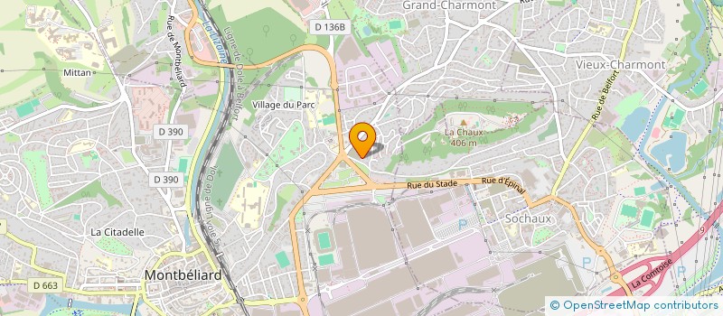 localisation de l'entreprise IMMO-P  MONTBELIARD