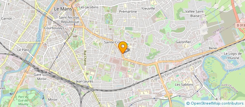 localisation de l'entreprise IMMO'P  LE MANS