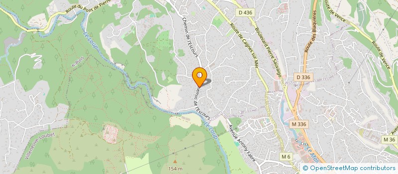 localisation de l'entreprise IMMO PACA à VILLENEUVE-LOUBET