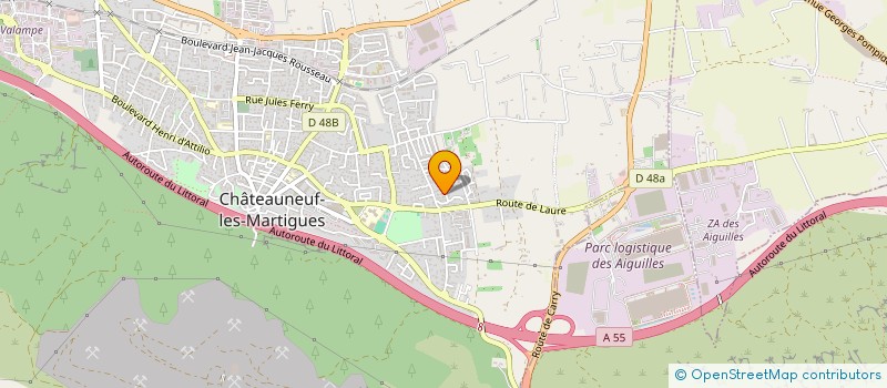 localisation de l'entreprise IMMO PAM  CHATEAUNEUF-LES-MARTIGUES