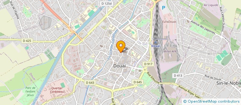 localisation de l'entreprise IMMO PAM à DOUAI
