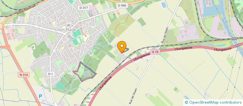 localisation de l'entreprise IMMO PARADISE  LOON-PLAGE