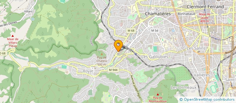 localisation de l'entreprise IMMO PARC 63  CHAMALIERES