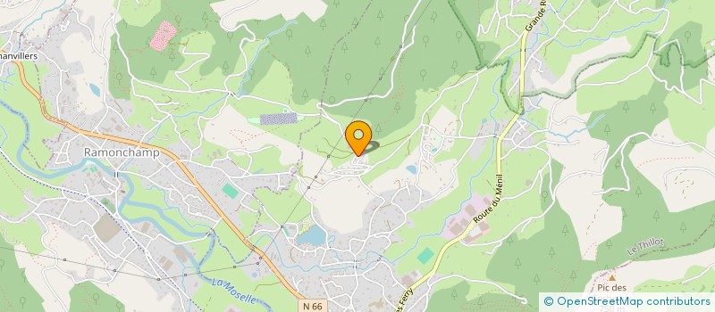 localisation de l'entreprise IMMO PARET  LE THILLOT