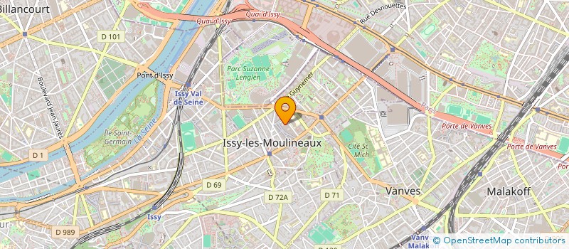 localisation de l'entreprise IMMO PARIS 15 à ISSY-LES-MOULINEAUX