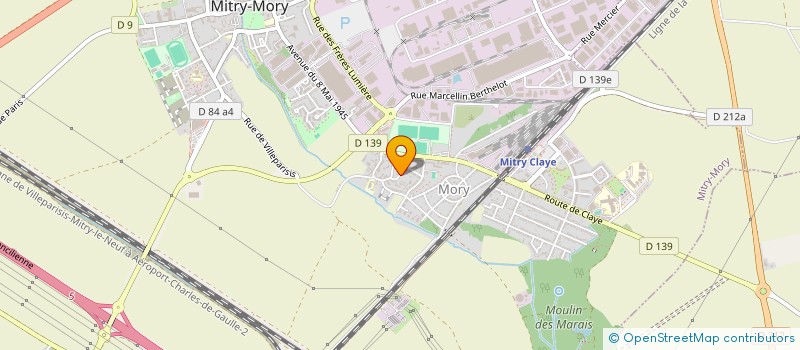 localisation de l'entreprise IMMO PARMENTIER à MITRY-MORY