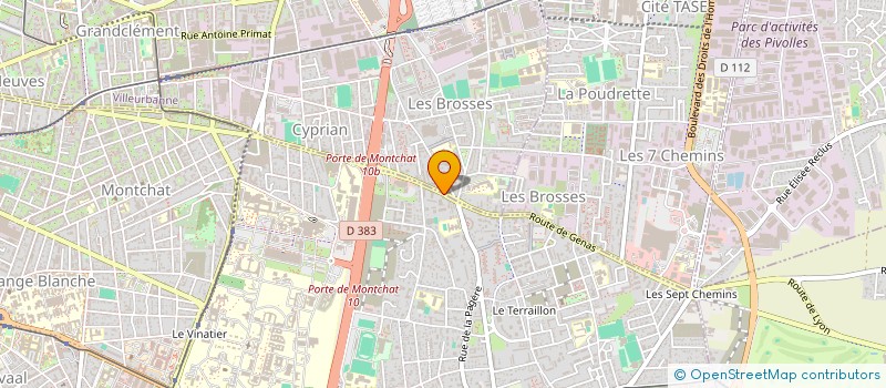 localisation de l'entreprise IMMO PASS  BRON