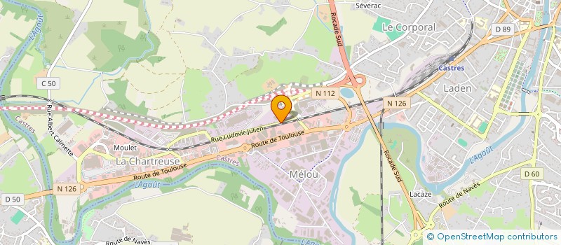 localisation de l'entreprise IMMO PASTEL  VALRAS-PLAGE