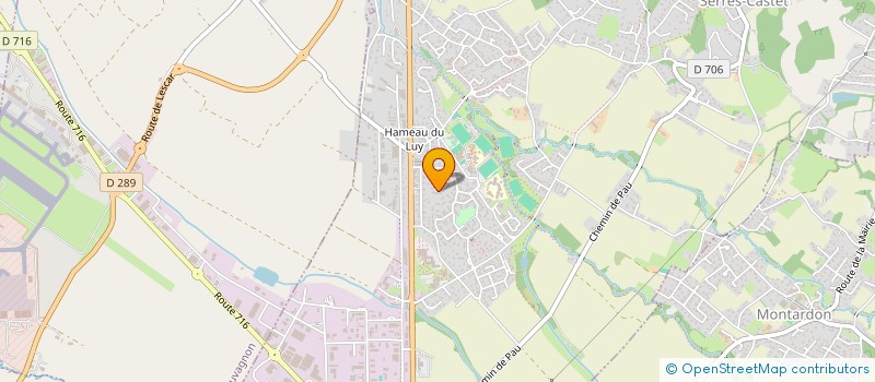 localisation de l'entreprise IMMO@PAU à SERRES-CASTET