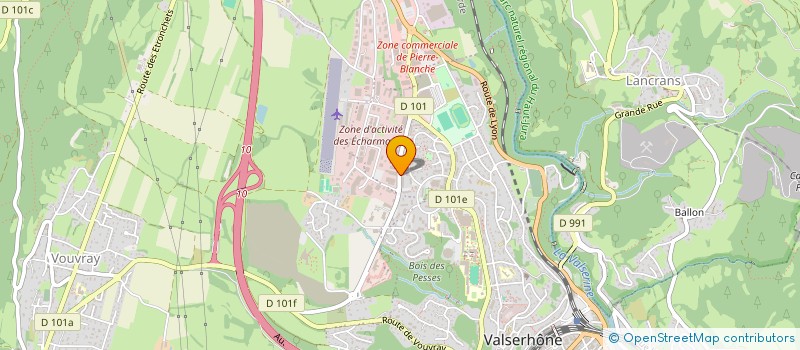 localisation de l'entreprise IMMO PAUL-DAUPHIN à VALSERHONE