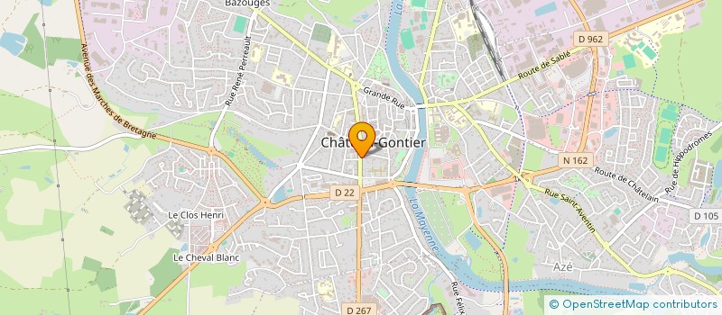 localisation de l'entreprise IMMO PEAN  CHATEAU-GONTIER-SUR-MAYENNE