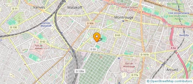 localisation de l'entreprise IMMO-PERIER  MONTROUGE