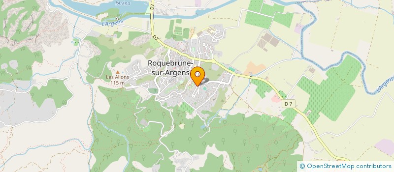 localisation de l'entreprise IMMO PHOENIX  ROQUEBRUNE-SUR-ARGENS