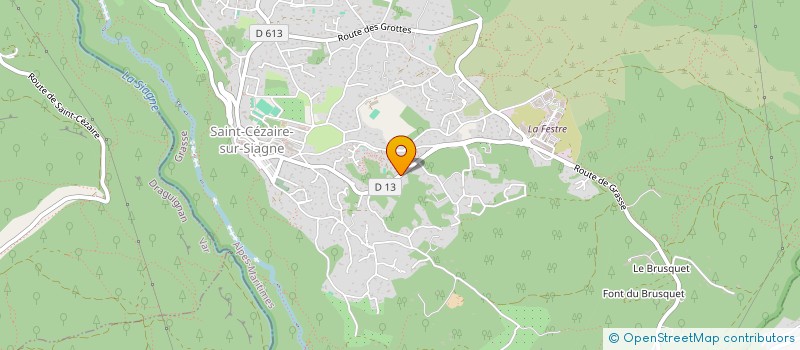 localisation de l'entreprise IMMO PHOT à SAINT-CEZAIRE-SUR-SIAGNE