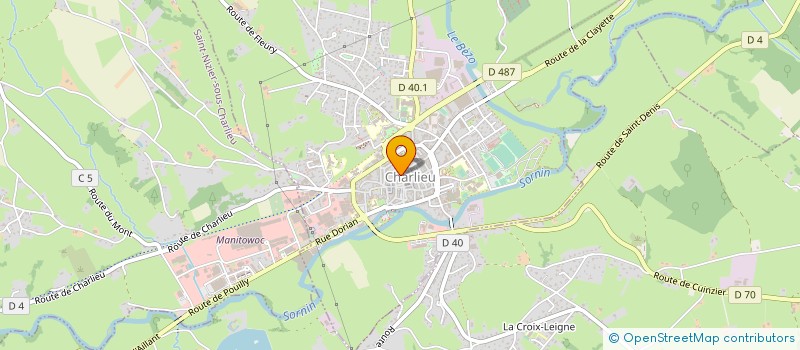 localisation de l'entreprise IMMO PIERRE  CHARLIEU