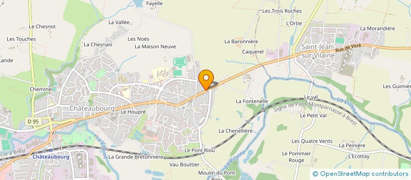 localisation de l'entreprise IMMO PLANETE  CHATEAUBOURG