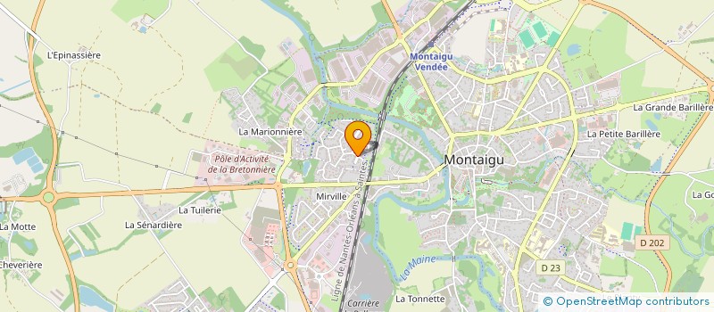localisation de l'entreprise IMMO PLP  MONTAIGU-VENDEE