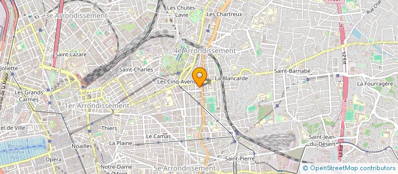 localisation de l'entreprise IMMO PLUS à MARSEILLE 4EME