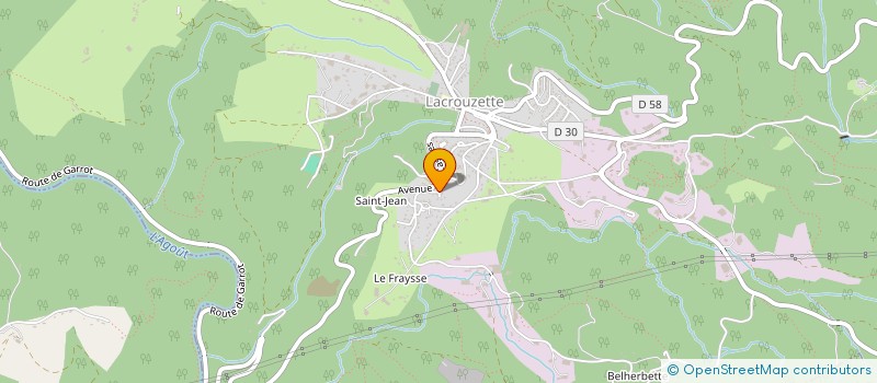 localisation de l'entreprise IMMO PLUS  LACROUZETTE