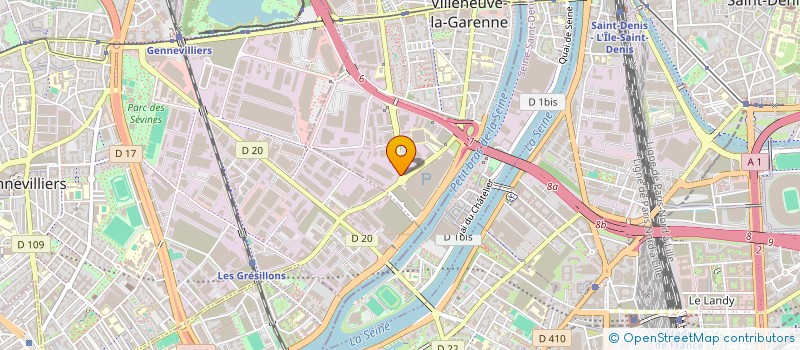 localisation de l'entreprise IMMO PLUS à VILLENEUVE-LA-GARENNE