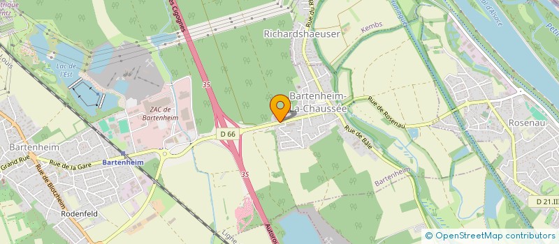 localisation de l'entreprise IMMO PLUS BURGET  BARTENHEIM