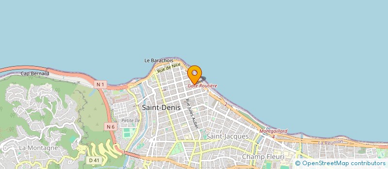 localisation de l'entreprise IMMO PLUS REUNION à SAINT-DENIS