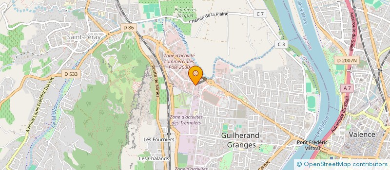 localisation de l'entreprise IMMO-PMD-GC à SAINT-PERAY