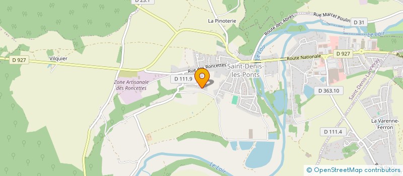 localisation de l'entreprise IMMO PONTOISE VINCENT à SAINT-DENIS-LANNERAY
