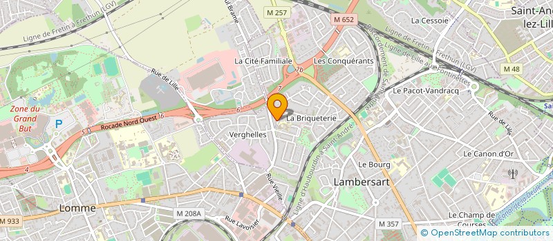 localisation de l'entreprise IMMO POUR PRO à LAMBERSART