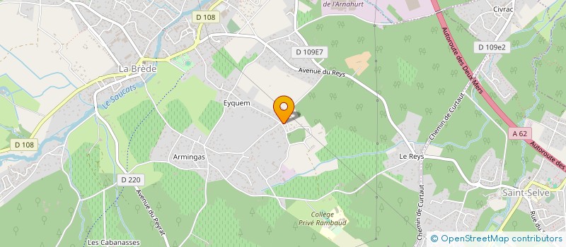 localisation de l'entreprise IMMO POUYADE  LA BREDE