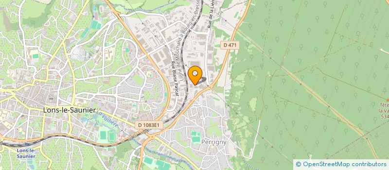 localisation de l'entreprise IMMO POYAT 2003  PERRIGNY