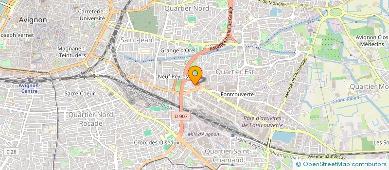 localisation de l'entreprise IMMO PRESTA AB  AVIGNON