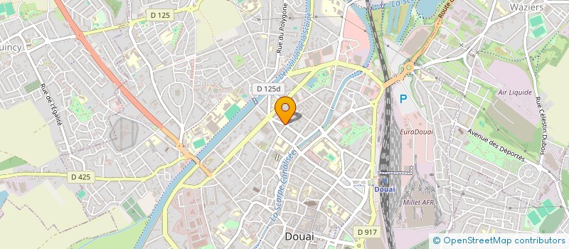 localisation de l'entreprise IMMO PRO à DOUAI