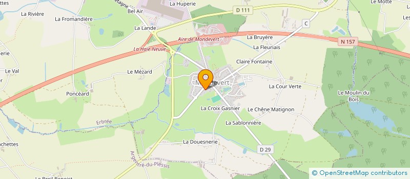 localisation de l'entreprise IMMO PRO  ETRELLES