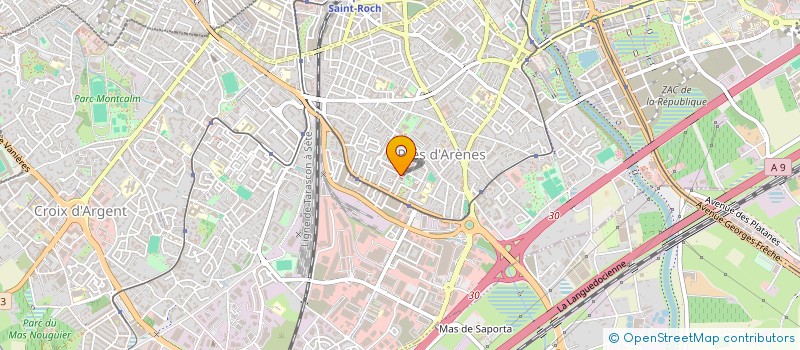 localisation de l'entreprise IMMO PRO à MONTPELLIER