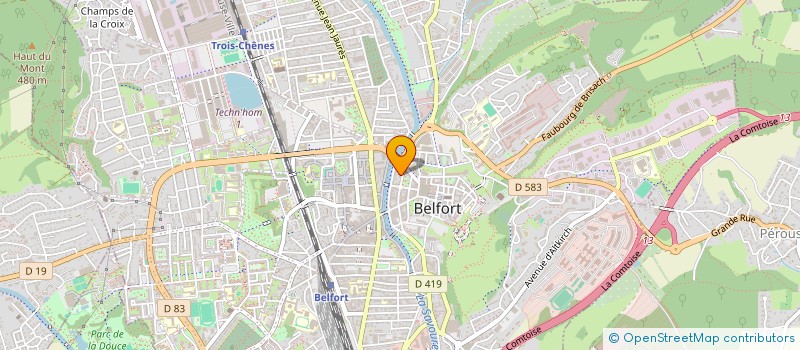 localisation de l'entreprise IMMO PRO BELFORT à BELFORT