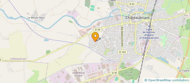 localisation de l'entreprise IMMO PRO CONSTRUCTION  CHATEAUBRIANT