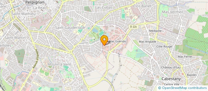 localisation de l'entreprise IMMO PRO MG  CABESTANY