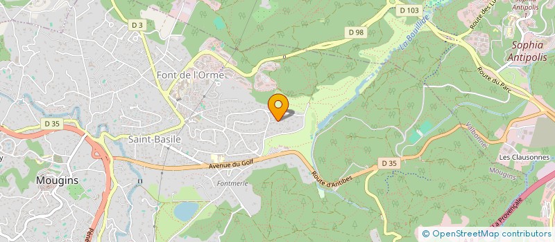 localisation de l'entreprise IMMO PROFESSIONNAL SERVICES à MOUGINS